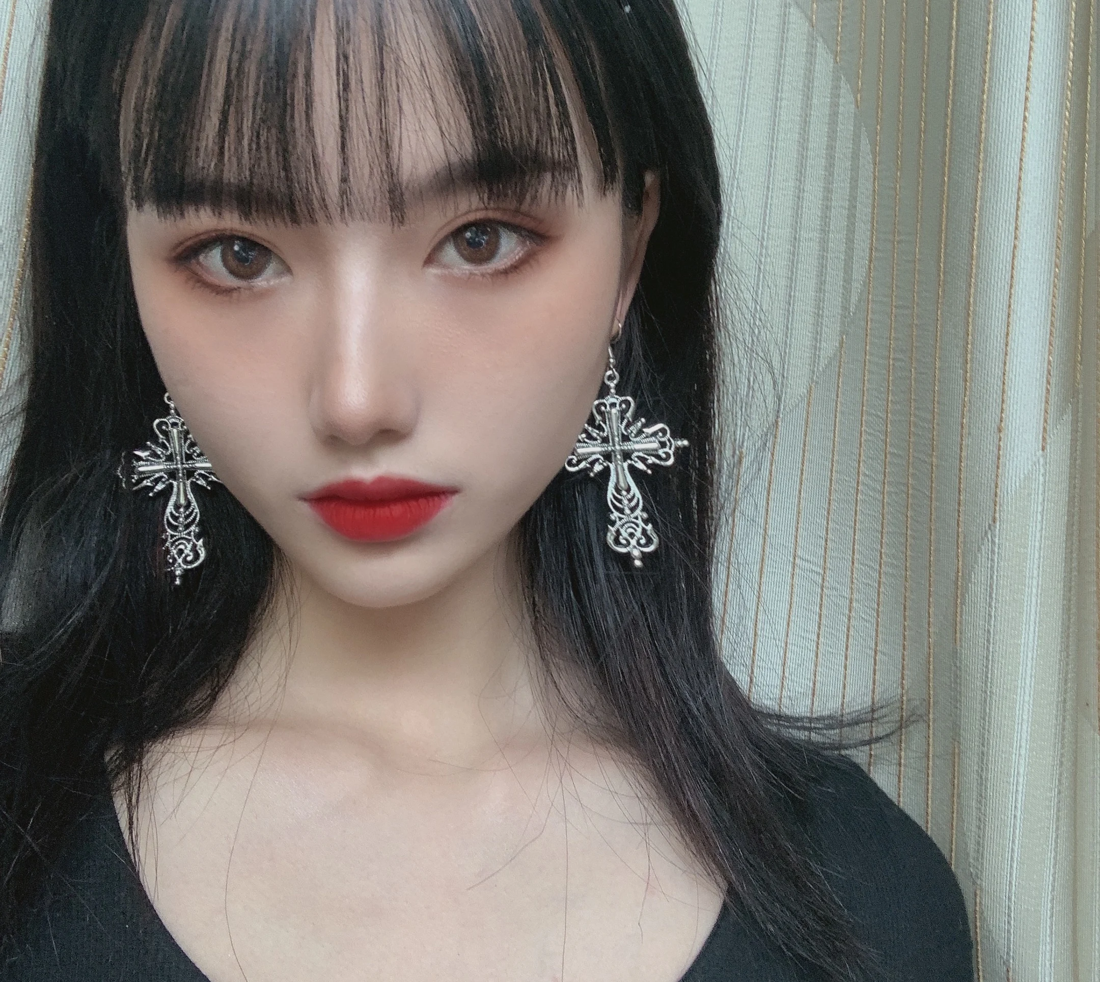 Корейские простые серьги с бантом и кисточками, подвески с Луной и звездами для женщин, подарки, ювелирные изделия