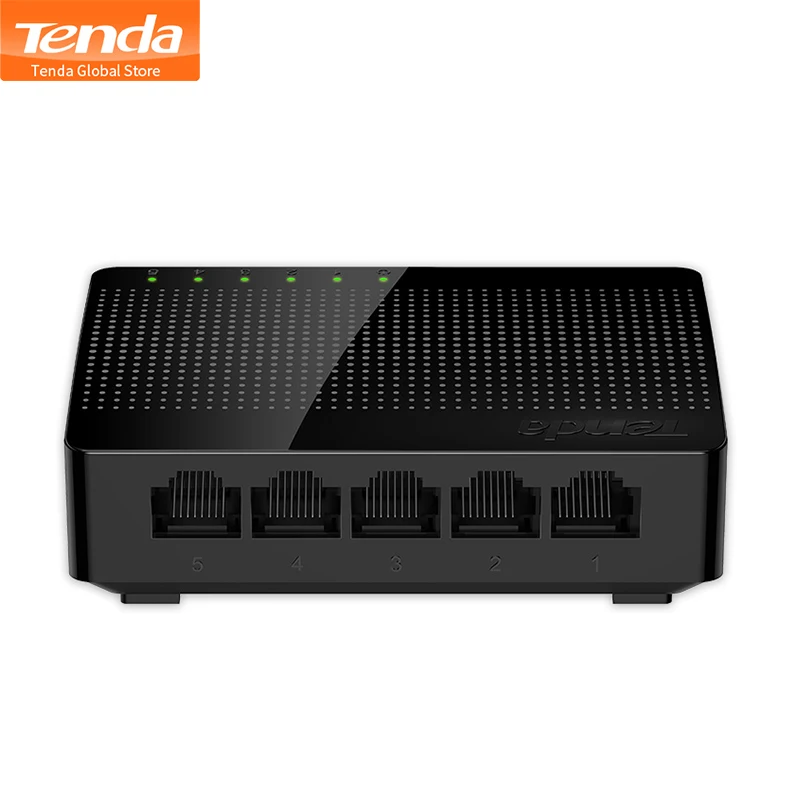 Tenda SG105 Gigabit мини 10/100/1000 Мбит/с 5 Порты и разъёмы настольный коммутатор Fast Ethernet