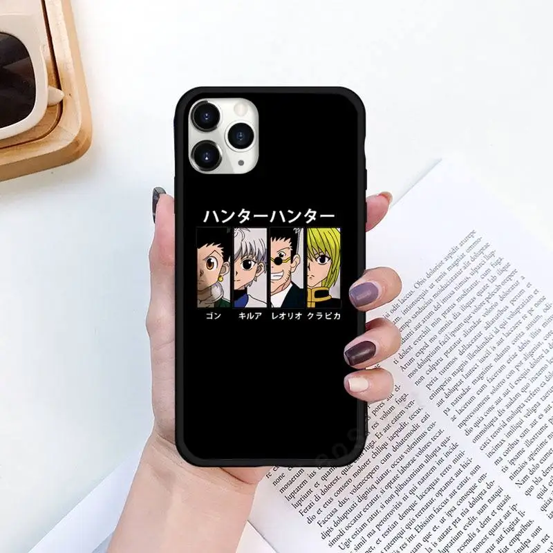 

Hunter X Hunter anime manga Phone Case for iPhone 11 12 mini pro XS MAX 8 7 6 6S Plus X 5S SE 2020 XR Luxury brand shell funda