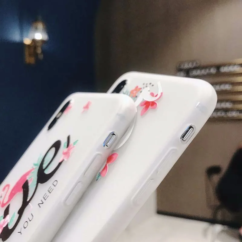 Ins фламинго для iphone 11 Pro Чехол Max 2019 чехол телефона Матовый силикон XR 6 7 8 Plus |