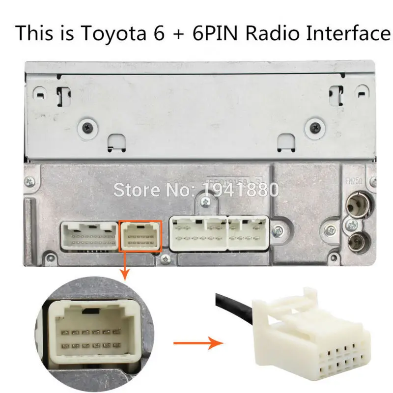 DOXINGYE 3 5 мм Aux-in радио цифровой CD смены адаптер MP3 плеер для Toyota Lexus Corolla 6 + 6PIN