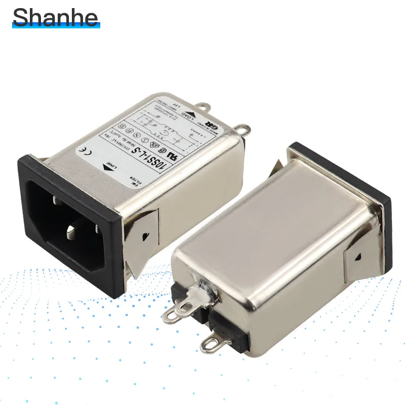 Разъем питания переменного тока EMI filter 10A 115/250V|connector ac|connector powerconnector socket |