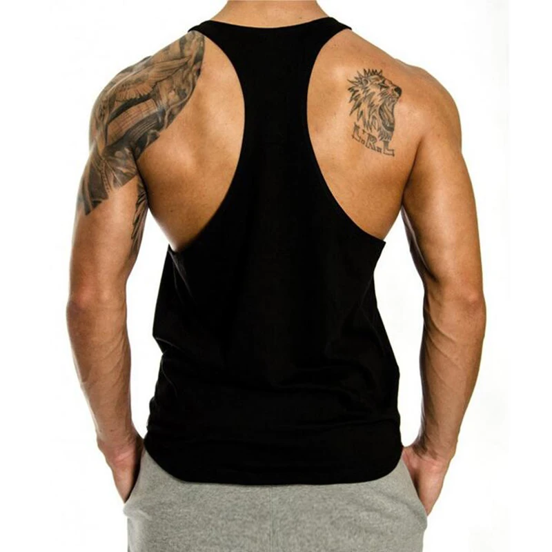 Брендовая одежда для фитнеса Muscleguys canotta Бодибилдинг tanktop Мужская тренировок