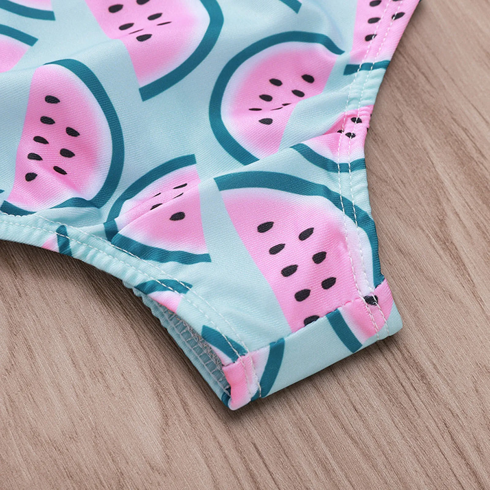 

Toddler Kids girls swimsuit children Ruffled Bikini One Piece Beach Swimsuit Bathing Swimwear maillots de bain fille E2