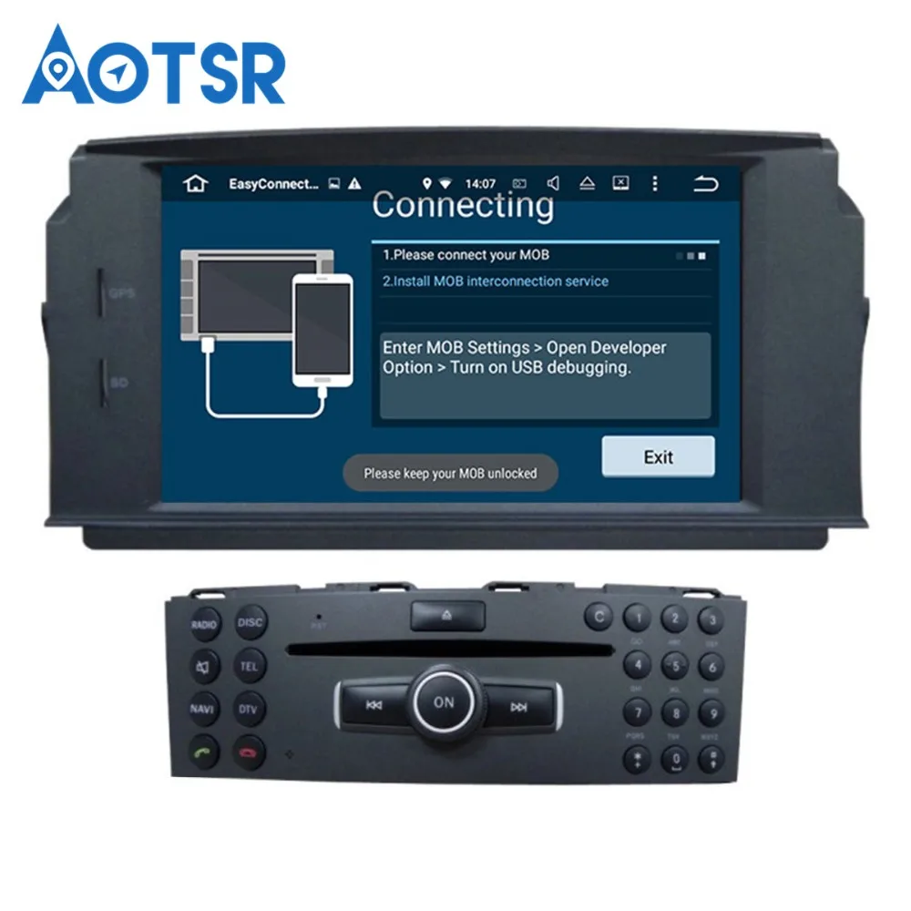 64G Android 10 0 автомобильный dvd-плеер для MERCEDES BENZ C Class C200 C180 C220 C230 W204 видео
