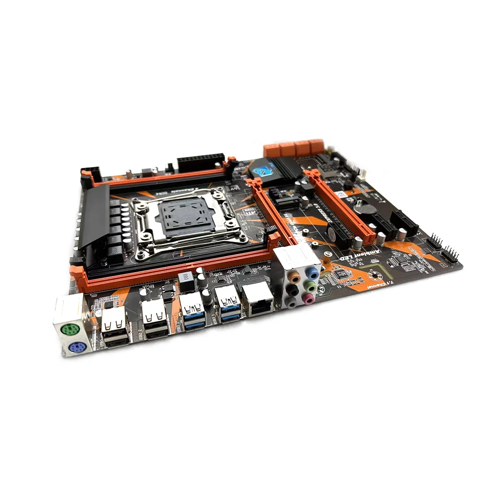 Материнская плата LGA 2011 X99 для процессоров Intel Xeon серии V3 V4 E5 LGA2011 DDR4 SATA 3 0 NGFF WiFi NVME M.2