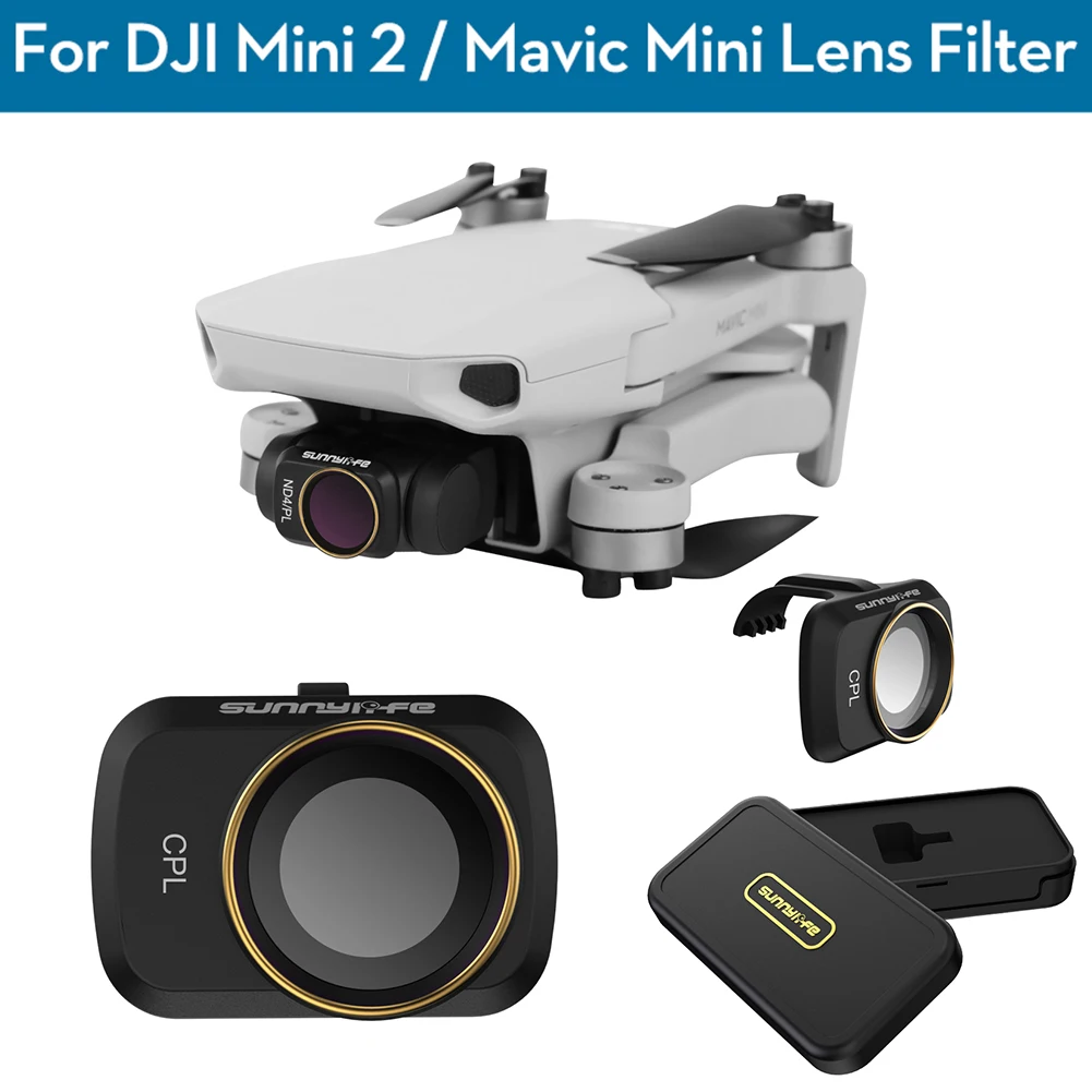 

Фильтр для DJI Mavic Mini/2, фильтры нейтральной плотности, полярные аксессуары для мини-камеры DJI Mavic, UV CPL ND NDPL4/8/16/32