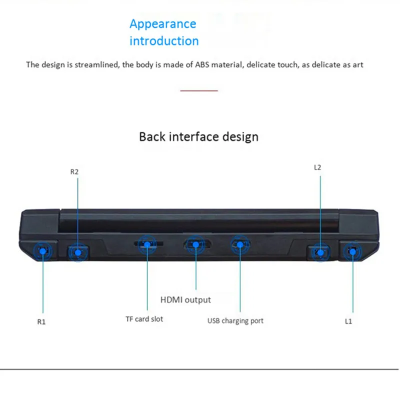 Android 2GB/16GB handheld game console WiFi Multi platform games TF MP3 player gamepad joystick MP4 tablet HD 5.5 inch | Электроника