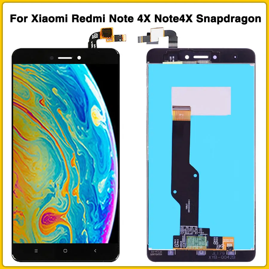 Новая сенсорная ЖК-панель для Xiaomi Redmi Note 4X Note4X Snapdragon 625 ЖК-дисплей панель