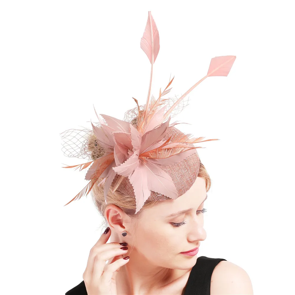 Женская Соломенная шляпка Таблетка красная винтажная для церкви и торжевечерние