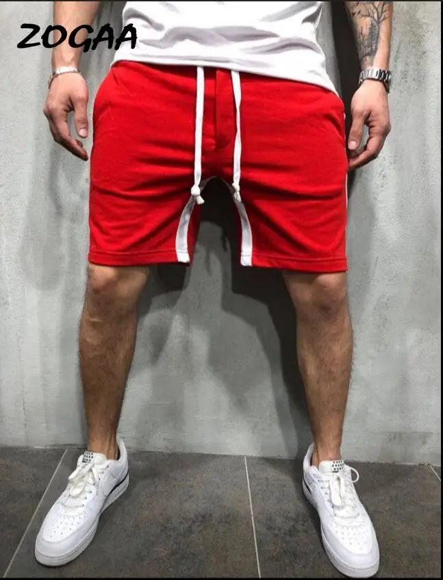 

ZOGAA 2020 men's casual wild sports pants European and American style color matching casual sports shorts men