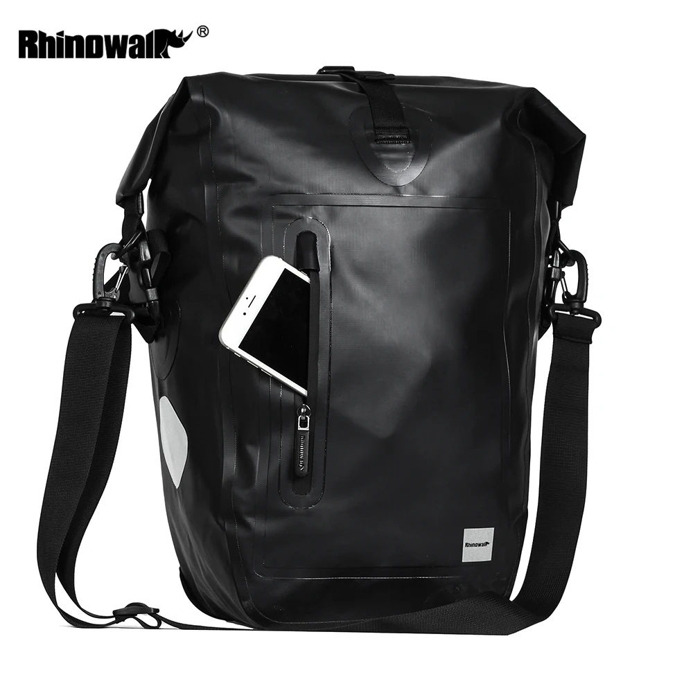 Водонепроницаемая велосипедная сумка Rhinowalk RK18661 25L MTB шоссейная задняя каркасная