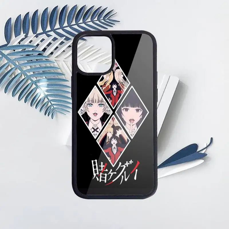 

Crazy Excitement Manga Kakegurui Phone Cases PC for iPhone 11 12 pro XS MAX 8 7 6 6S Plus X 5S SE 2020 XR funda
