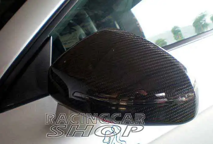 Зеркальные чехлы из настоящего углеродного волокна для Audi TT TTS R8 MK2 8J 2008UP 1 пара A087M