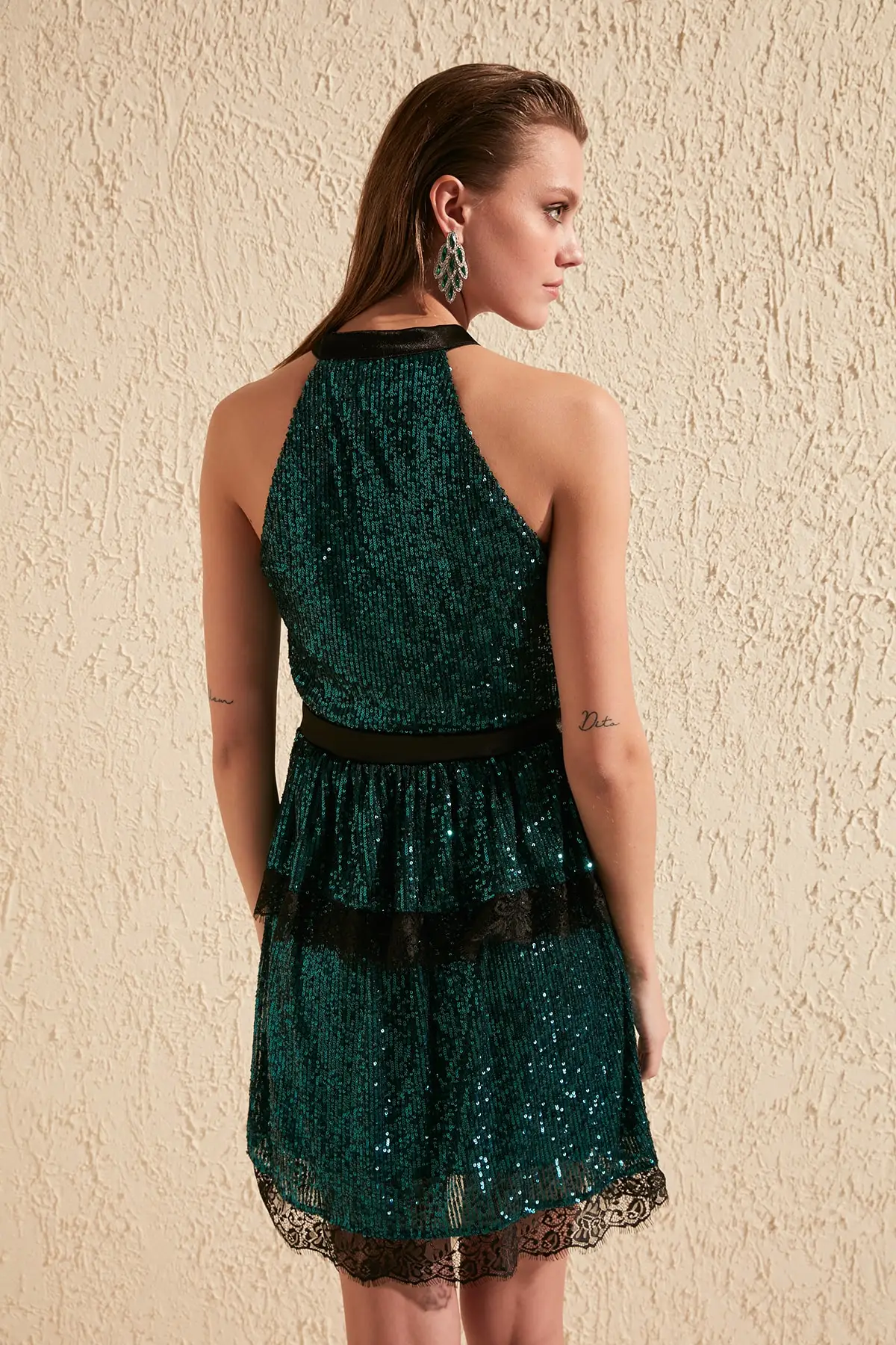 Платье со шнуровкой TPRSS20EL0713|Женские платья| |