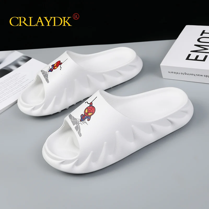 

CRLAYDK Women Shower Sandals Cute Cartoon Couple Slippers Indoor House Shoes Ladies Non Slip Open Toe Casual Outdoor Beach Slide