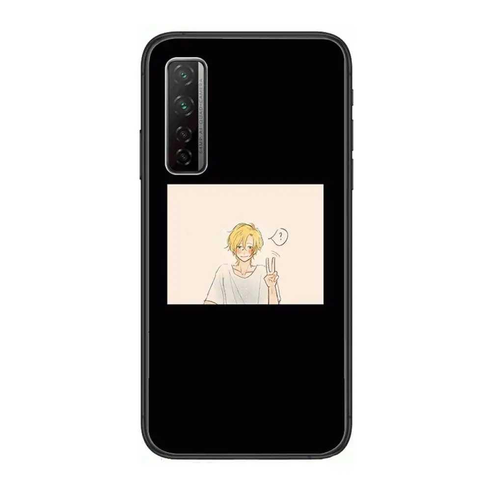 

Anime Banana Fish Phone Case For Huawei Nova 2 3 4 5 6 7 8 SE i E Pro Lite Black Etui Coque Painting Hoesjes comic fashion