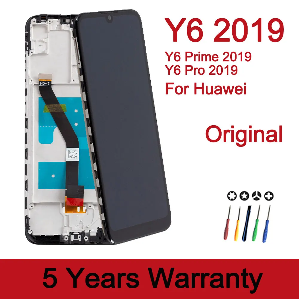BYFLCD 100% новый ЖК дисплей для Huawei Y6 2019 сенсорный экран Pro сменный дисплей|Экраны