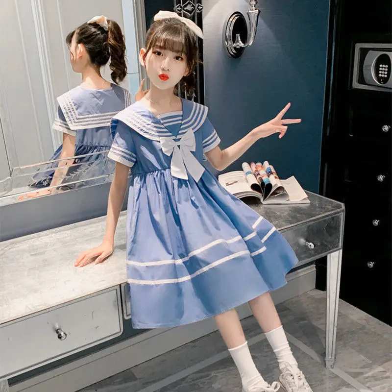 

Girls Dresses Summer Sweet Dress Children Wedding Dress for Girls Bow School Dress White Princess Dress Beach Dress Casual Dress