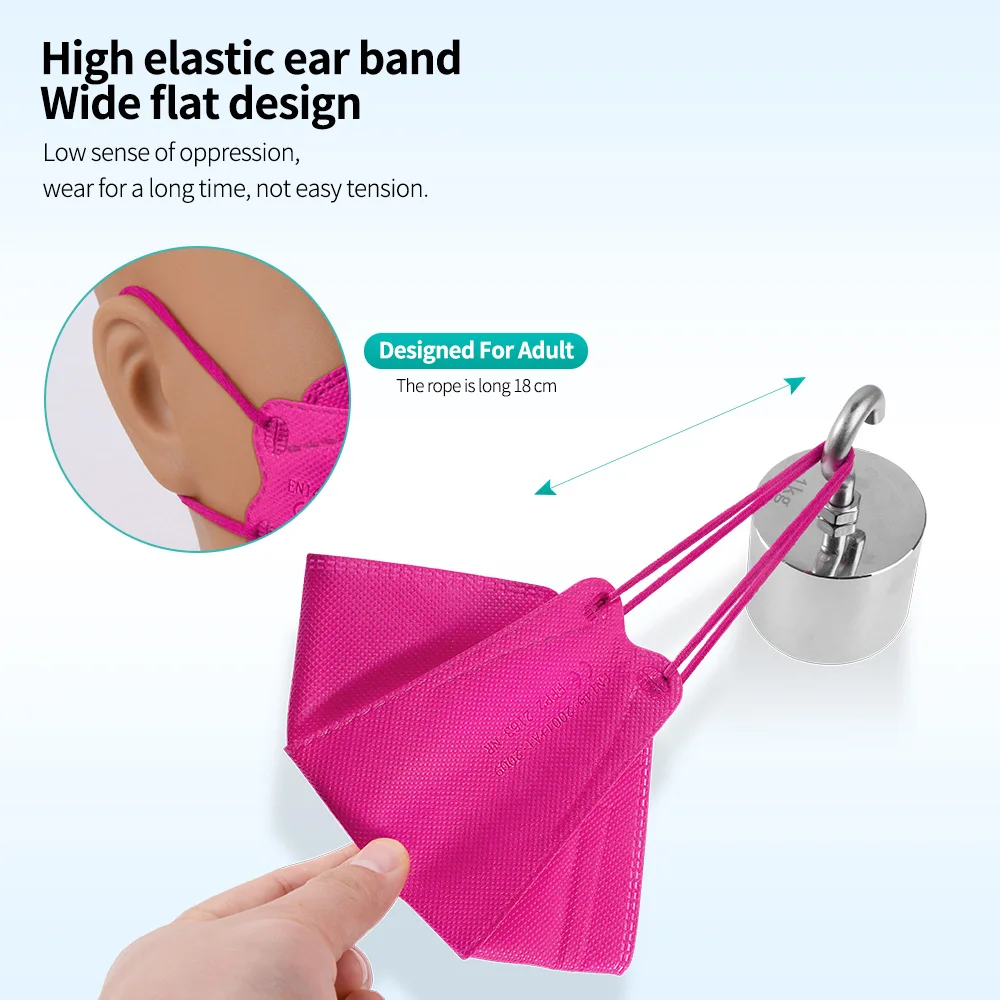 FFP2Mask рыбы одобренный Colores KN95 уход за кожей лица маска респиратор Безопасность
