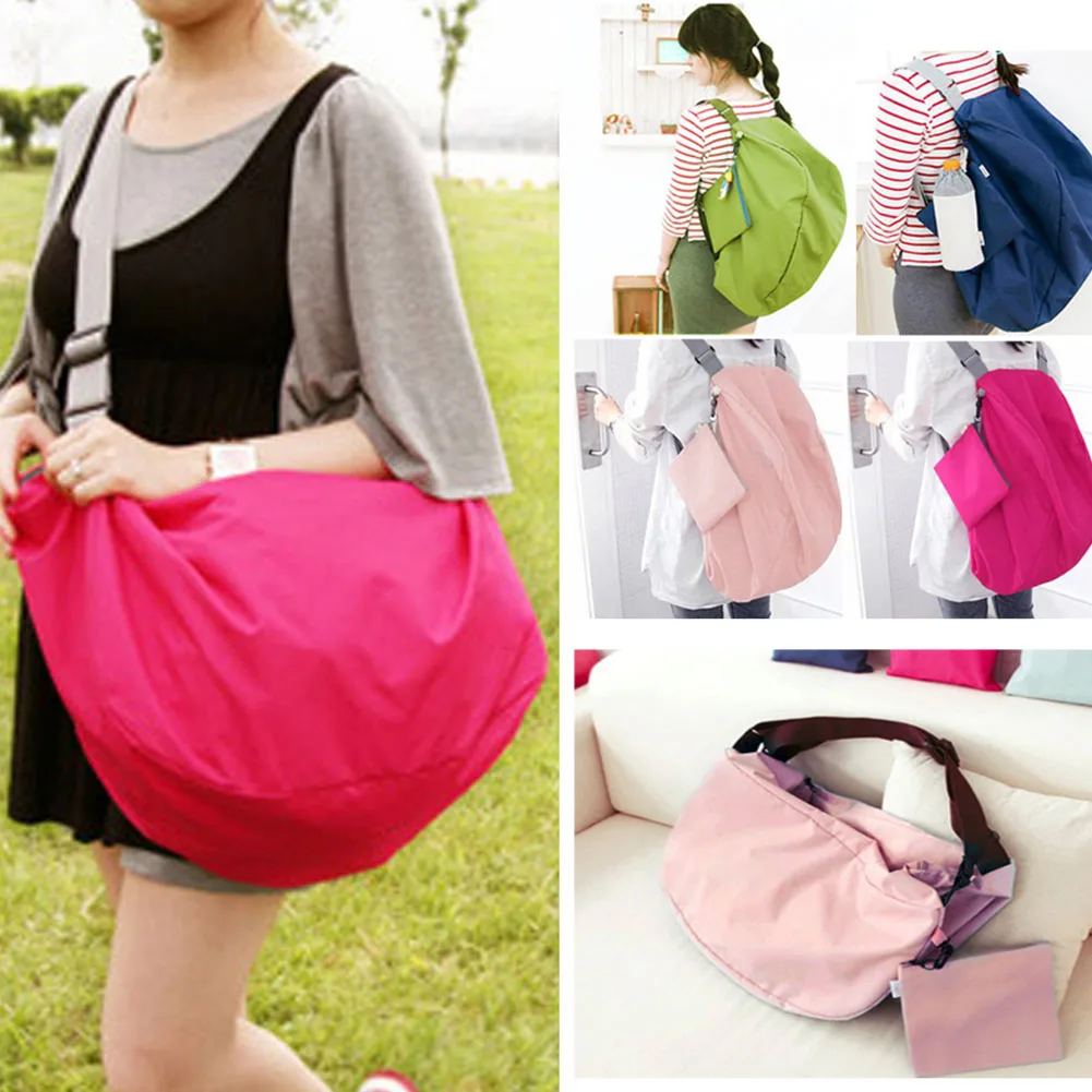 

Camping Large Capacity Zipper Travel Foldable Crossbody Hiking Adjustable Strap Polyester Daily Climbing Outdoor Backpack