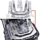 TRAXXAS TRX-4 TRX4 Тактический Блок 82066-4 металлическая наклейка капюшон тактическая броня капюшон отделка для