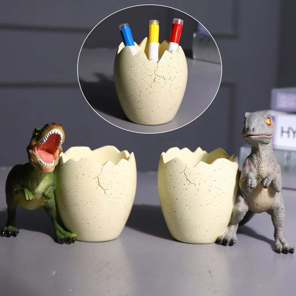

Pencil Holder Office Organizer Nordic Style Dinosaur Cartoon Desk Home School Pen Cup Multifunctional Dormitory Student Kids
