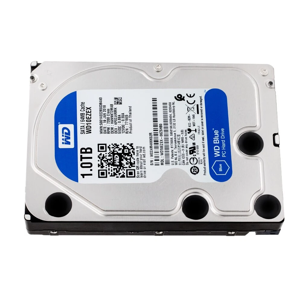 Жесткий диск WD Caviar Blue WD10EZEX 1ТБ HDD SATA III 3.5" |