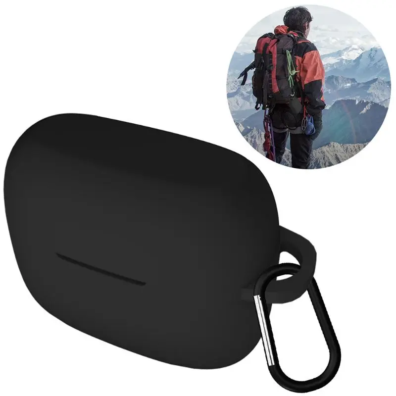 Гибкий силиконовый чехол раскладушка с полным покрытием для наушников Anker Soundcore