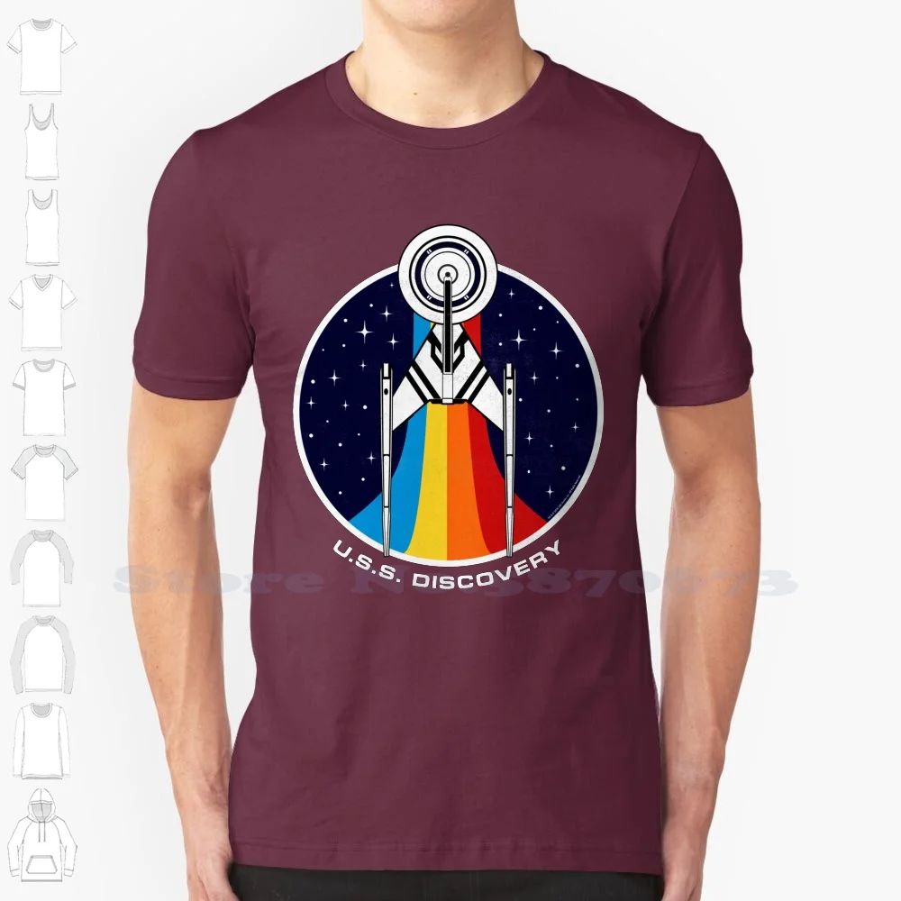 

Star Discovery Retro Ship Circle Portrait Fashion Vintage Tshirt T Shirts Star Star Discovery Fifthsunmerch Fifthsunlicense