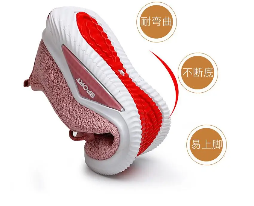 Женская повседневная обувь модные дышащие кроссовки на плоской подошве со