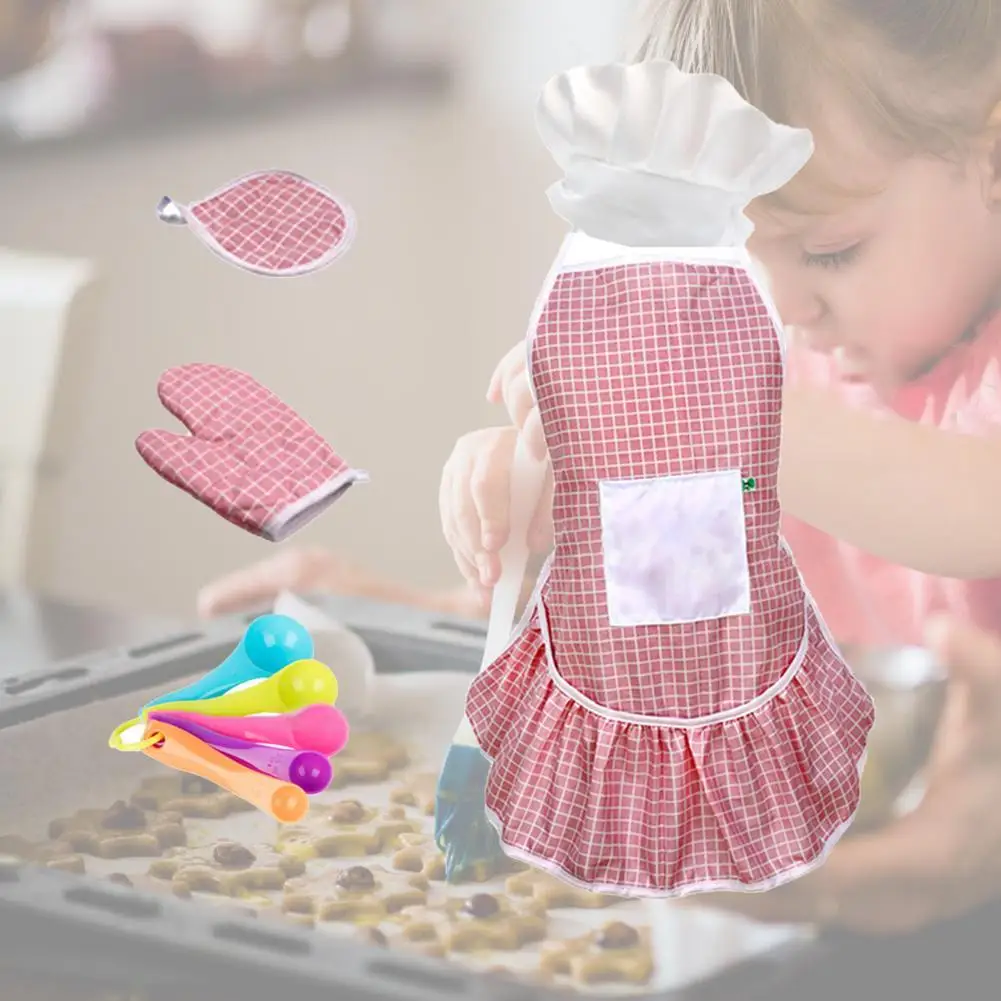 

Hand-eye Coordination Metal Dress Up Role Play Baking Toy Set for Home