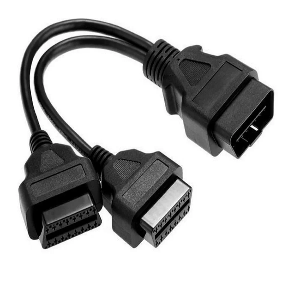 Разветвитель SinoTrack OBD2 удлинитель плоский провод 30 см 16 контактный кабель OBDII Папа