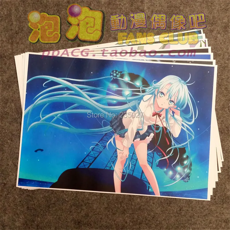 8 шт./компл. аниме Denpa Onna To Seishun Otoko постер Touwa Erio Mifune Ryuuko настенные фотографии для