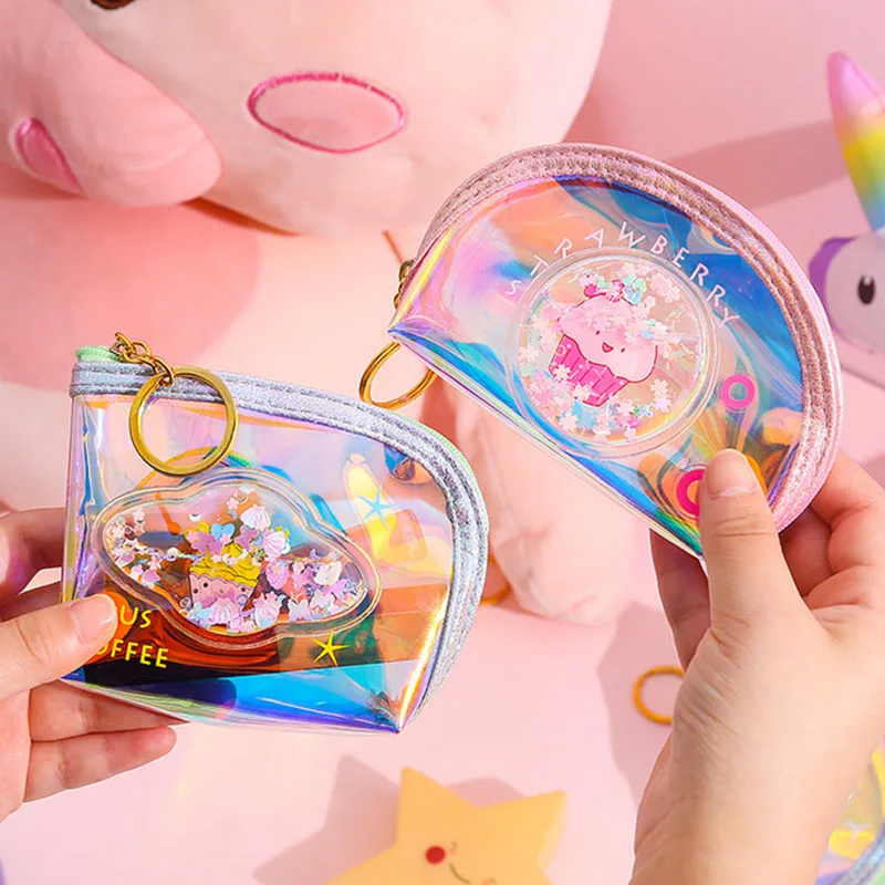 Кошельки и кошельки для девочек милые желеобразные конфетные сумки детские