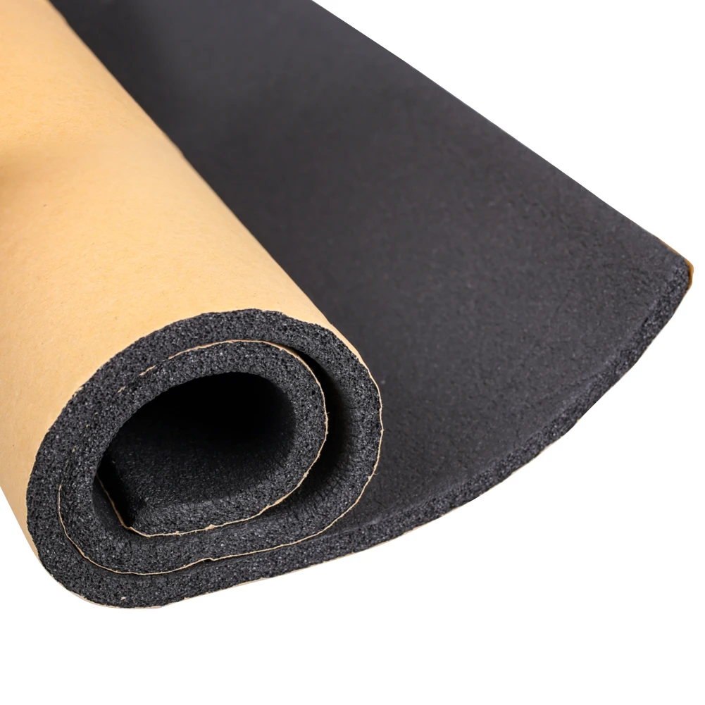 30*50 см автомобиль звукоизоляция подавитель самоклеящиеся пена изоляция хлопка