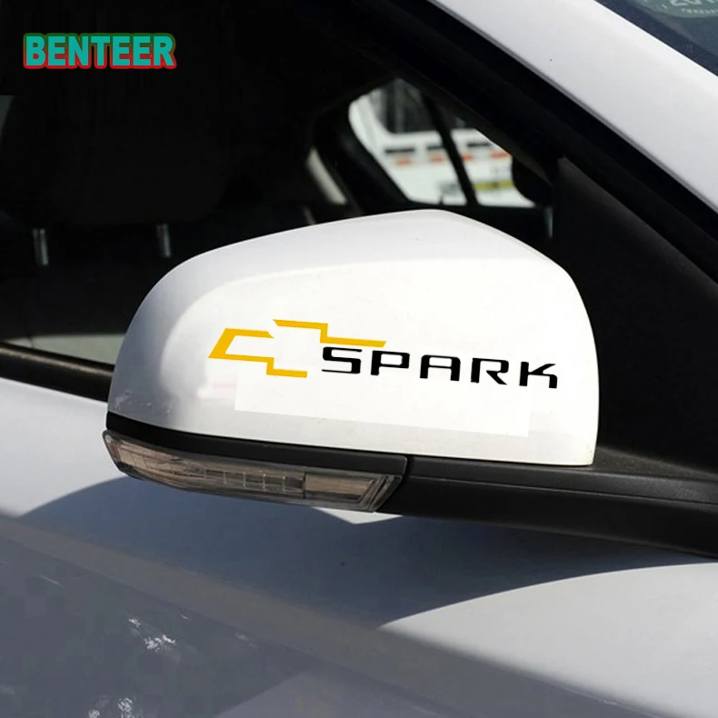 2 шт. Автомобильная наклейка на зеркало заднего вида для Chevrolet Cruze Captiva Lacetti spark Aveo