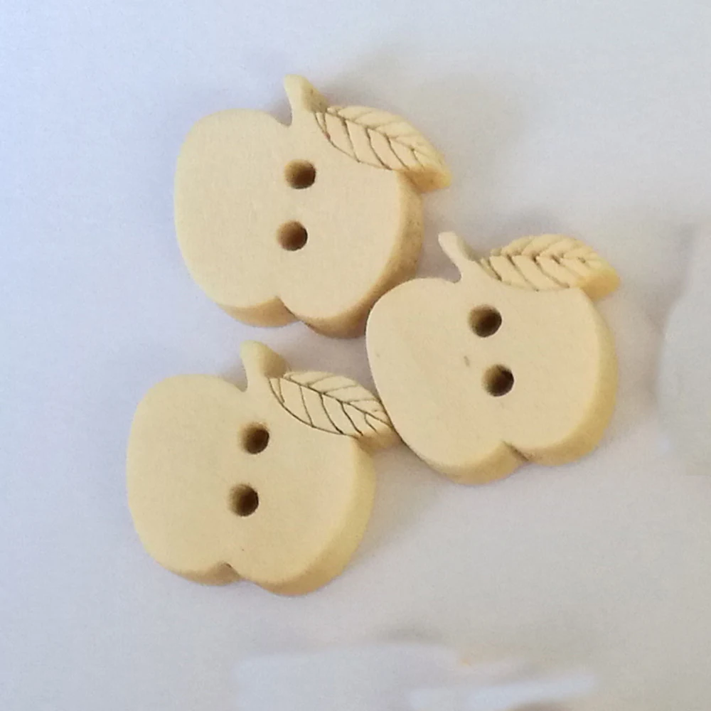 100 шт. детские деревянные пуговицы для одежды|Пуговицы| |