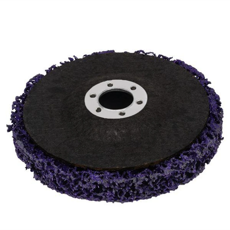 

125mm 5Pcs Disc Abrasive Wheel for Cleaning and Removing Paint and Rust (Purple)
