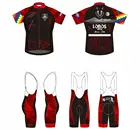 Велосипедная трикотажная футболка LOBOS Арика Чили, красная, высокого качества, одежда для велоспорта