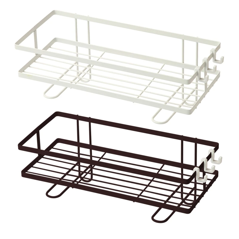 

Waterproof Bathroom Metal Toilet Shelf Storage Rack Punch-free Shower Organizer 94PF