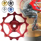 Направляющая для горного и шоссейного велосипеда 11T13T, велосипедный задний переключатель передач из алюминиевого сплава, колесный шкив, велосипедные аксессуары, запасные части