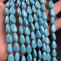 stone beads blue turquoises seeds shaped loose isolation bead semi finished for jewelry making diy necklace bracelet accessories