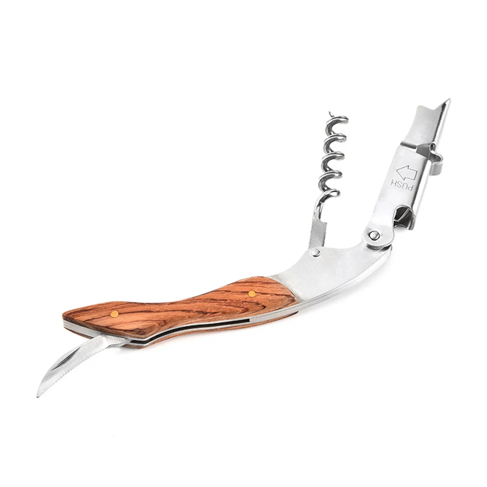 Деревянная ручка профессиональная бутылка для пива красного вина