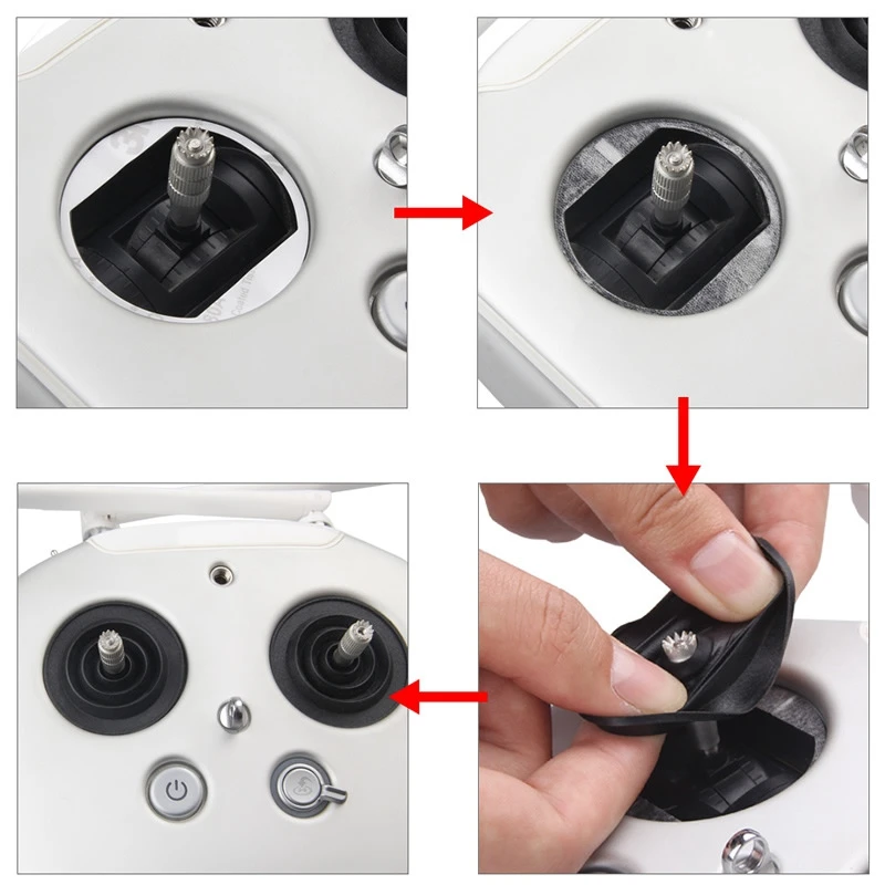 1 Pair Remote Control Rocker Dust Cover for DJI Controller Inspire Thumb | Электроника