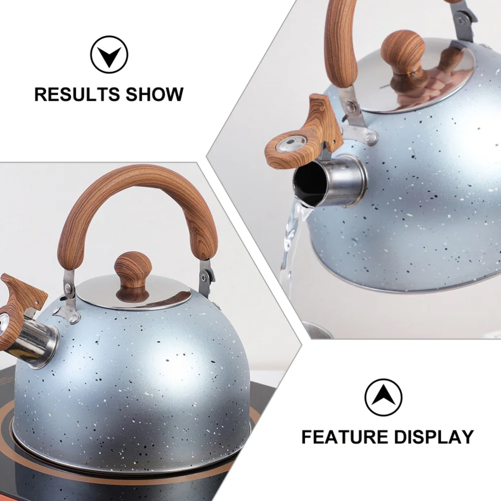

2.1L Automatic Whistle Teakettle Stainless Steel Kettle Household Tea Pot