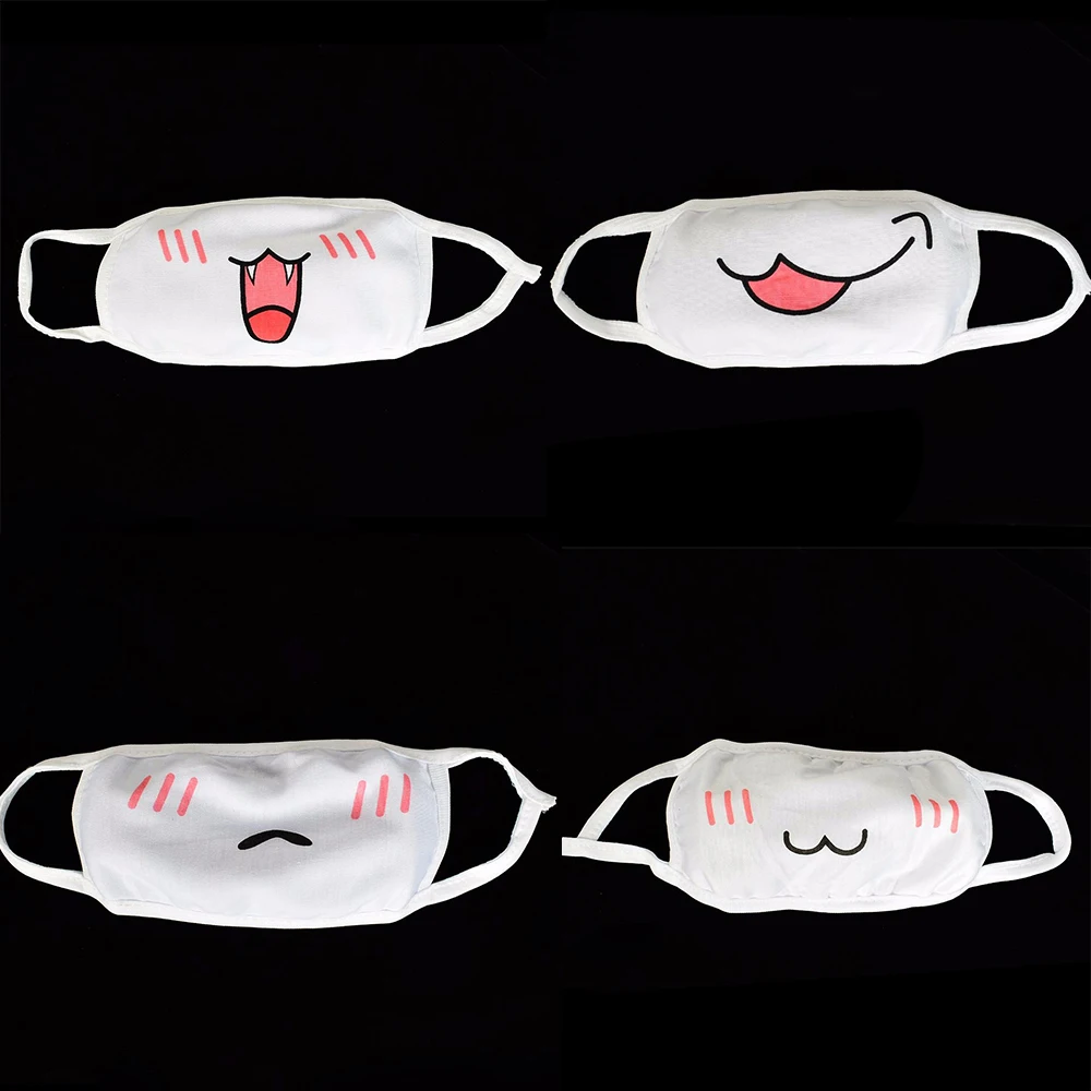 Лидер продаж 1 шт. милая мультяшная маска для лица хлопковая рта белая против пыли