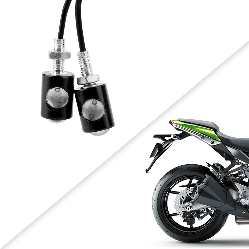 12V RGB светодиодный лампы авто сигнала поворота фара мотоцикла номерного знака