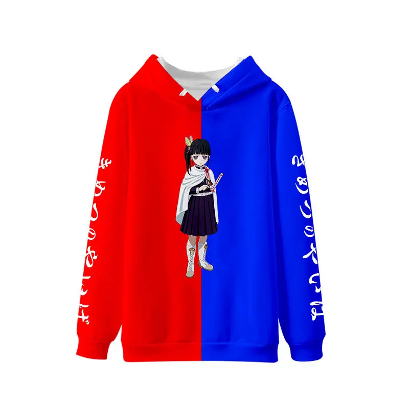 

2021 New Arrival Demon Slayer Hoodie Casual Sweatshirt Teenager Adult Kids Hooded Hip hop 3D Creative Streetwear Clothes