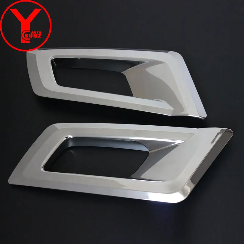 YCSUNZ хромированная противотуманная фара крышка противотуманные фары для